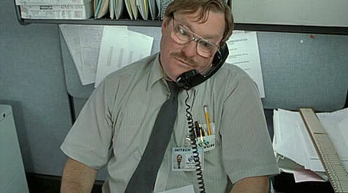 Milton from the film Office Space