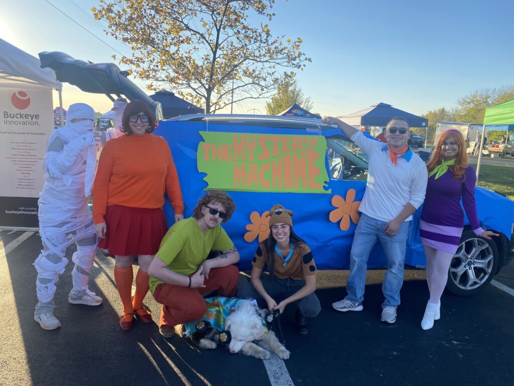 Buckeye Innovation team dresses as Scooby Doo Gang